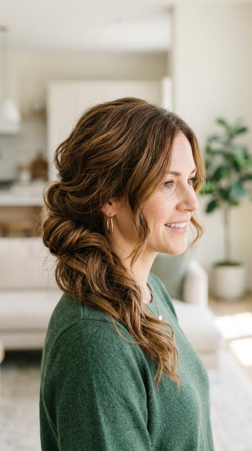 The Voluminous Side-Swept Bun
