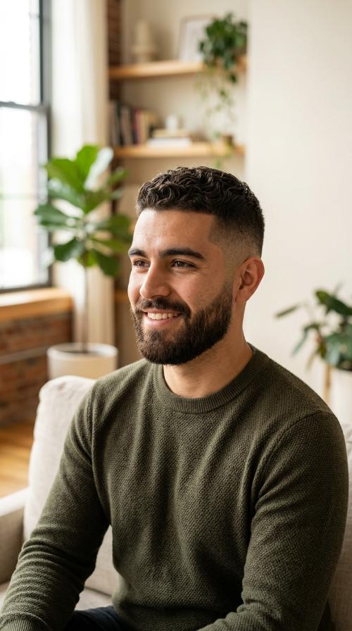 The Wavy Buzz Cut Blend