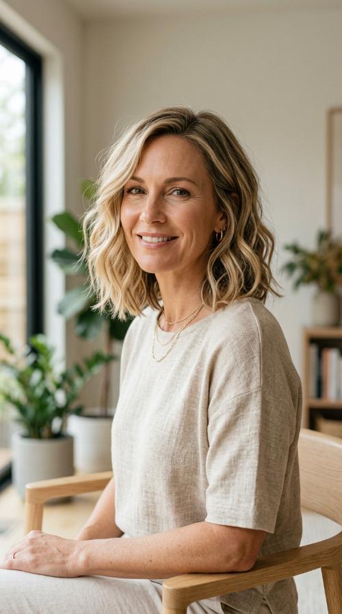 The Wavy Lob (Long Bob)