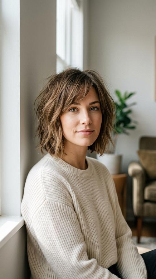 Tousled Messy Bedhead