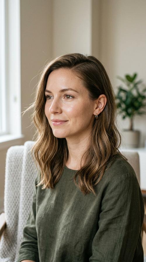 Tucked Behind Ear Chic Style