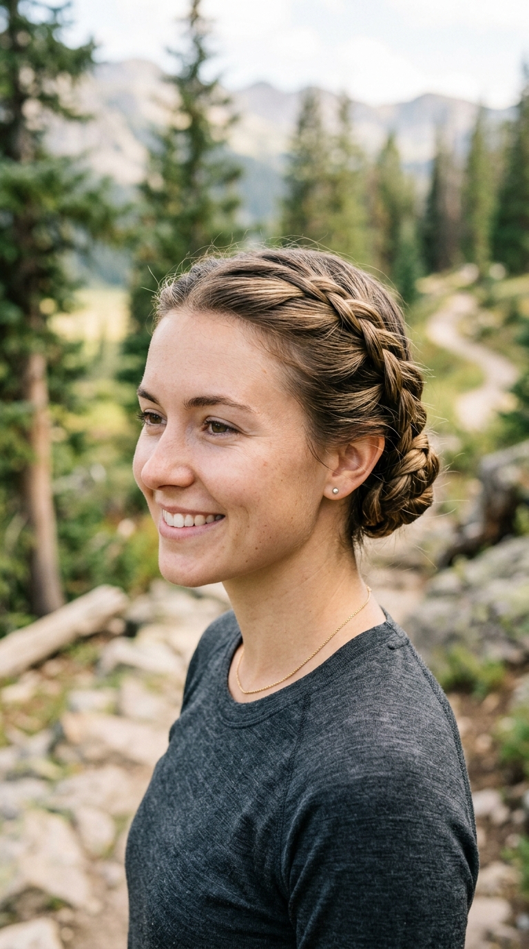 Tucked Under Braid