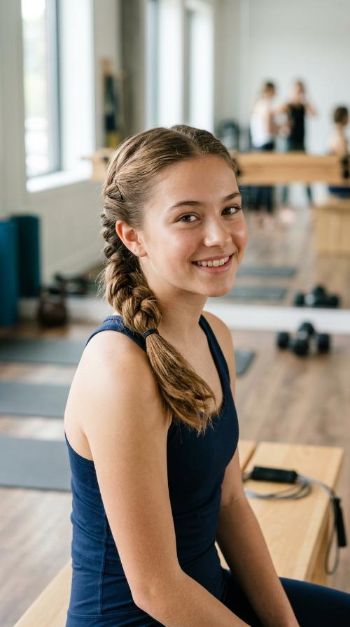 Twisted Low Ponytail