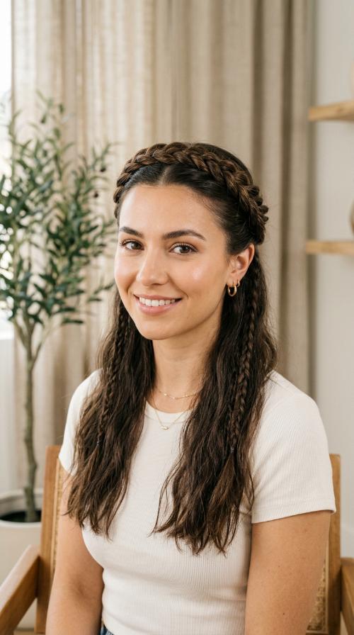Twisted Rope Braid Crown