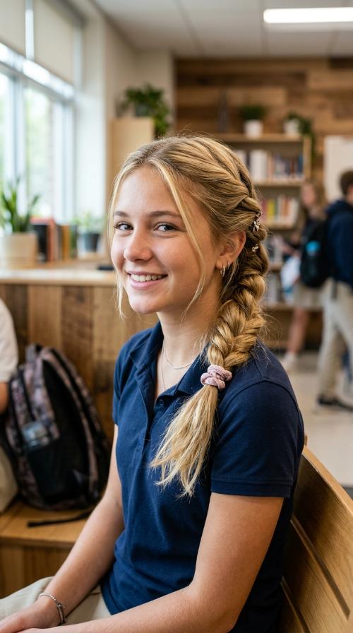 Twisted Side Ponytail