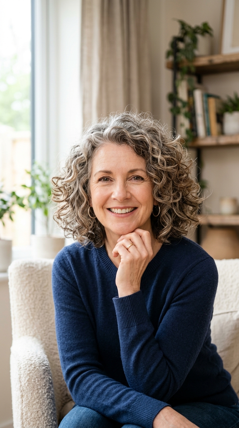 Voluminous Curly Bob