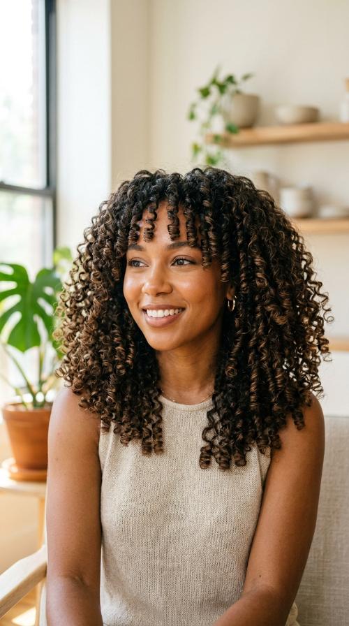 Voluminous Defined Finger Coils