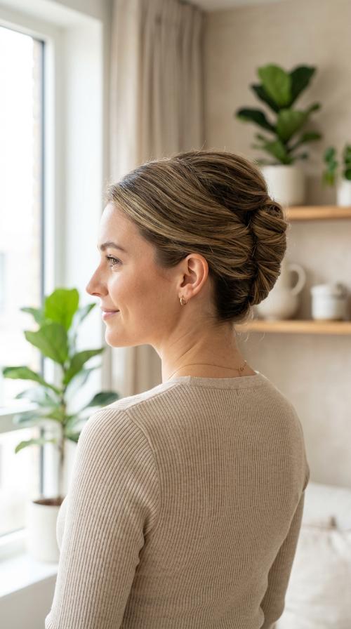 Voluminous French Twist