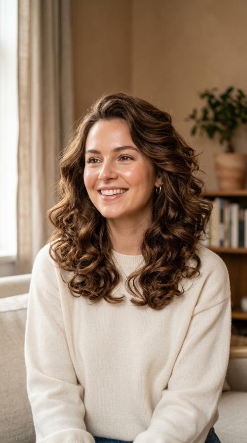 Voluminous Hollywood Curls