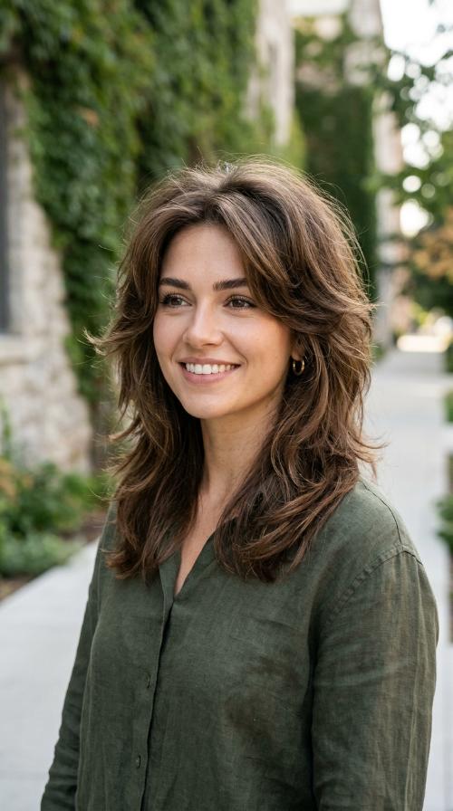 Voluminous Root Lift Wolf Cut