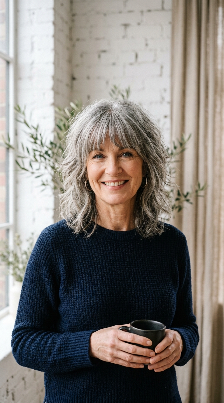 Voluminous Shag with Heavy Fringe