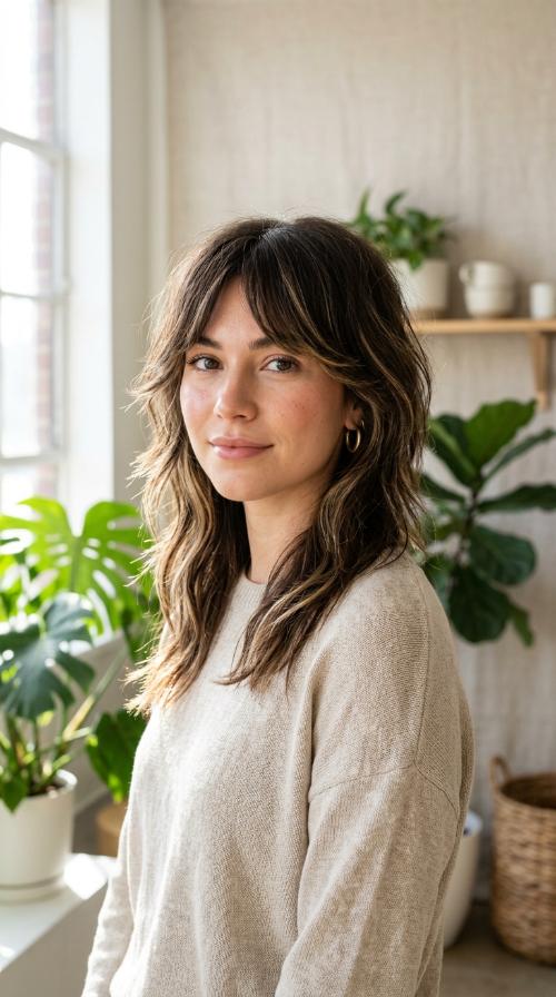 Wispy Ends Wolf Cut