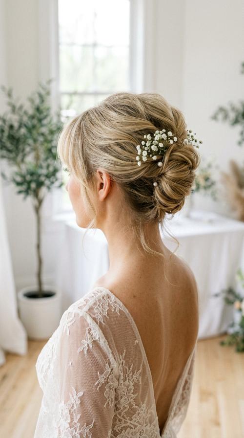 Wispy French Twist