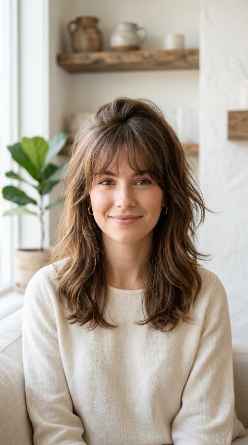 Wispy Fringe with Height