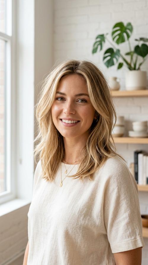 Wispy Layered Bob for Fine Hair