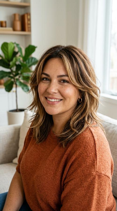 Wispy Layered Cut with Highlights