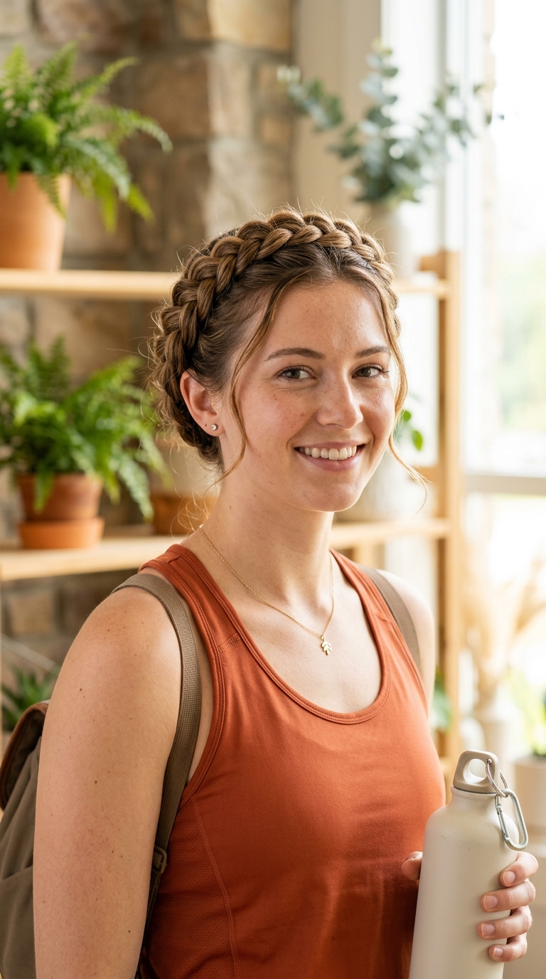 Wrapped Crown Braid