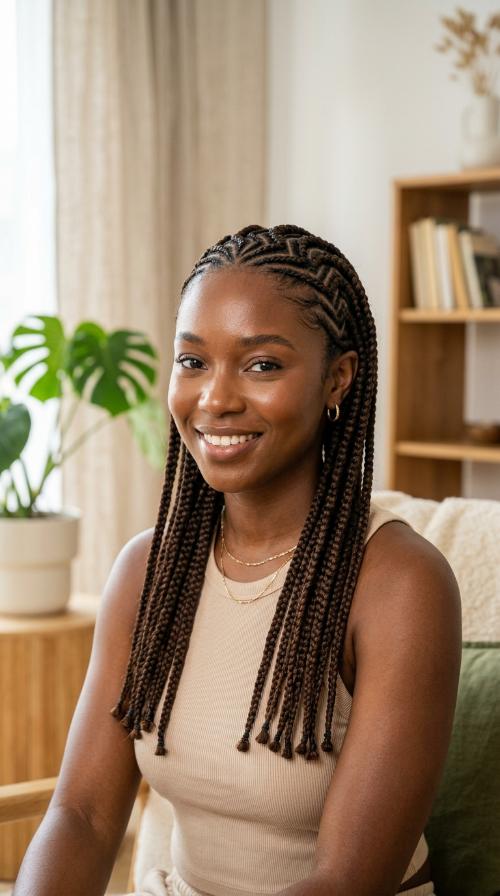Zig-Zag Braids