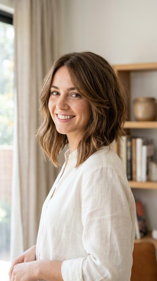 Angled A-Line Bob with Layers