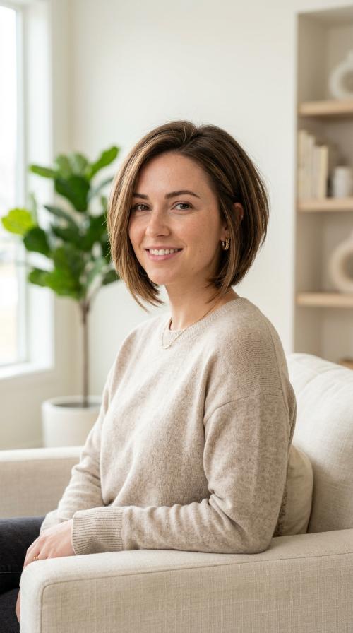 Angled Inverted Bob
