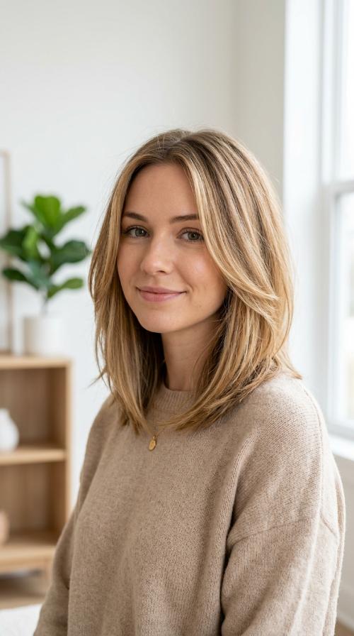 Angled Lob with Interior Layers
