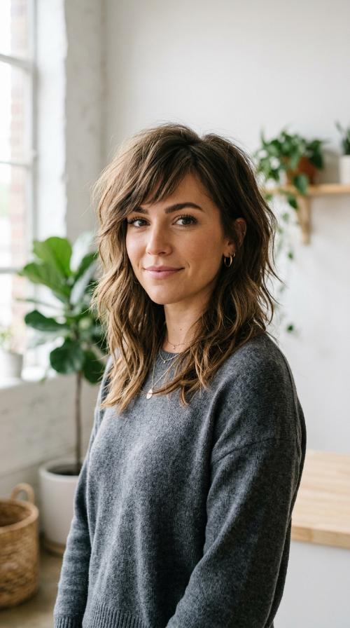 Asymmetrical Choppy Cut