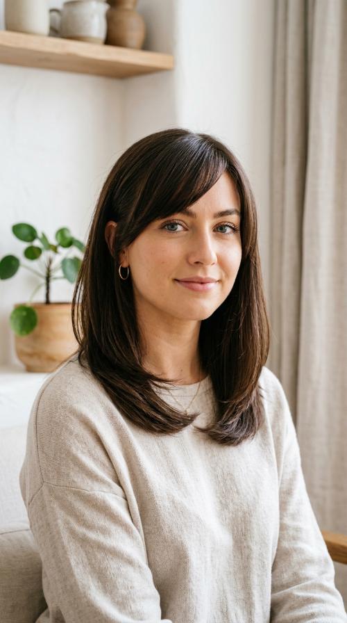 Asymmetrical Fringe with Polished Ends
