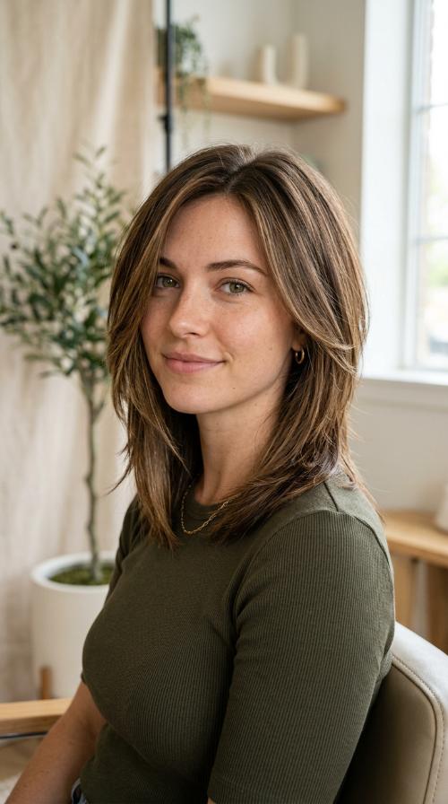 Asymmetrical Layered Cut