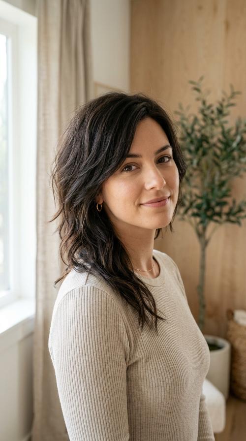 Asymmetrical Layered Cut
