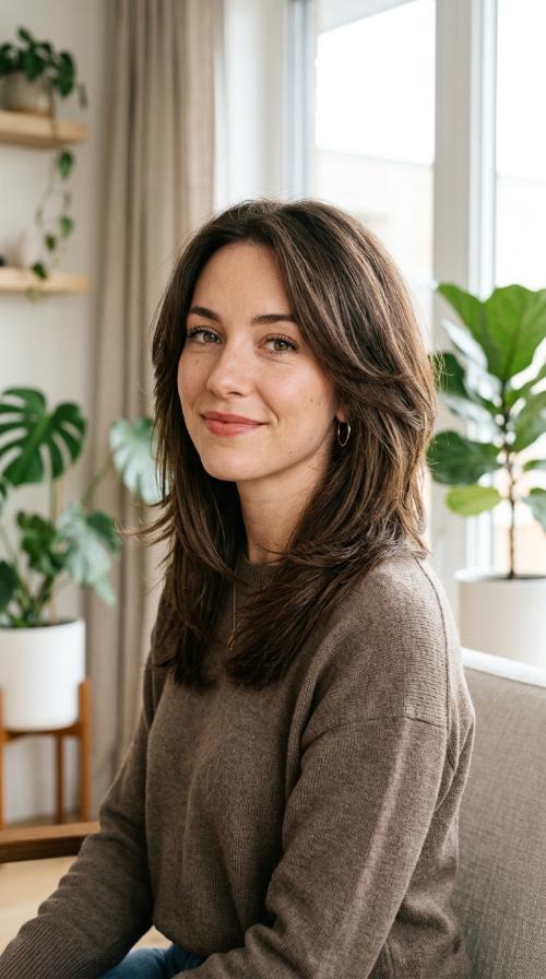 Asymmetrical Layered Cut