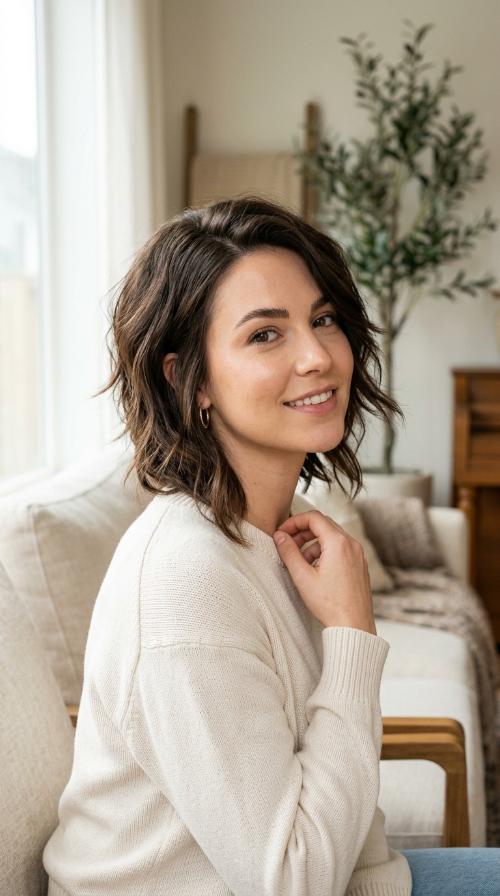 Asymmetrical Layered Cut
