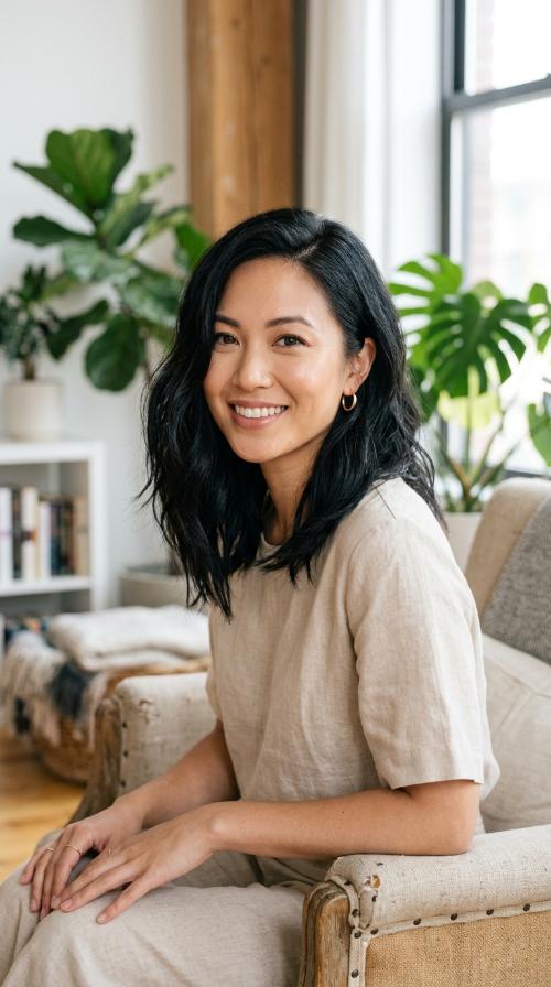 Asymmetrical Long Bob