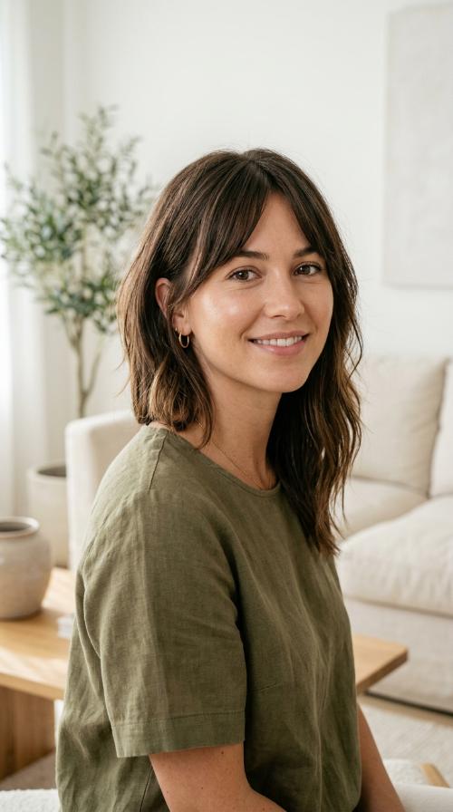 Asymmetrical Mid-Length Bob
