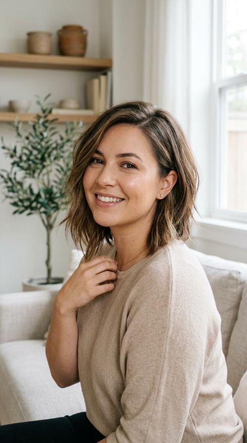 Asymmetrical Mid-Length Cut