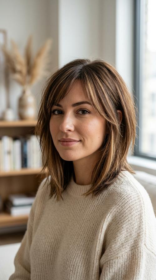 Asymmetrical Mid-Length Cut