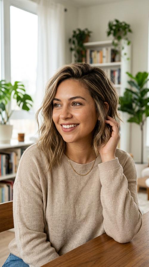 Asymmetrical Mid-Length Cut