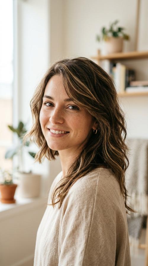 Asymmetrical Mid-Length Cut