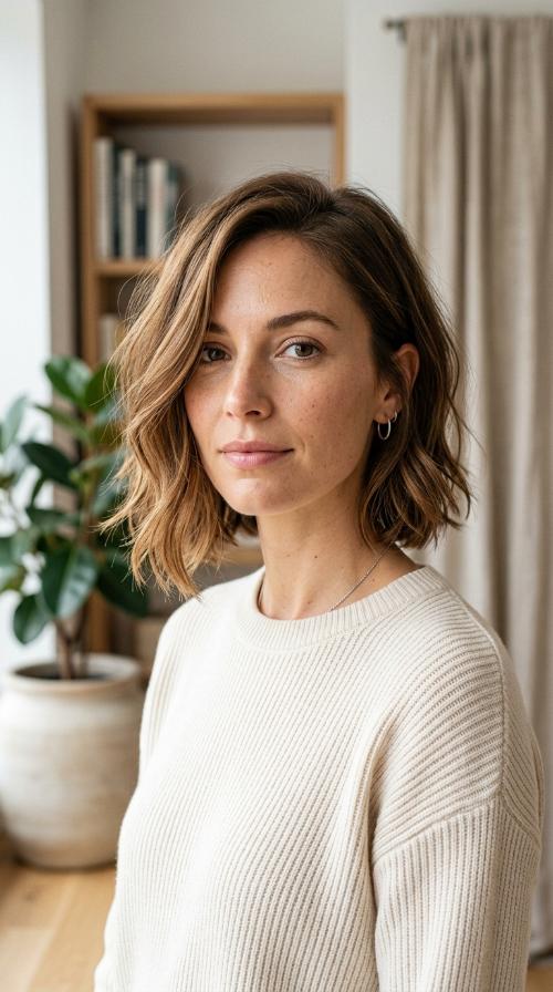 Asymmetrical Mid-Length Cut