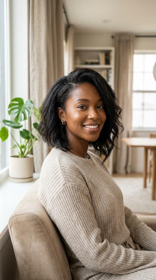 Asymmetrical Mid-Length Cut