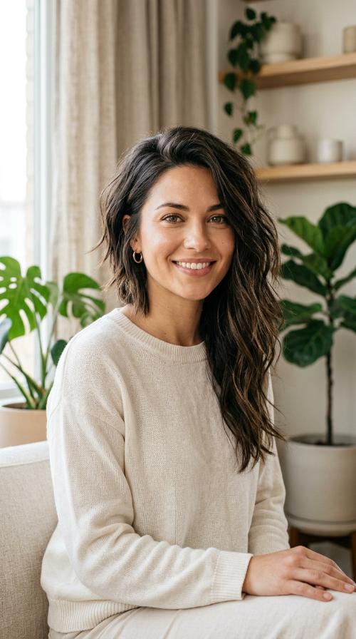 Asymmetrical Mid-Length Cut