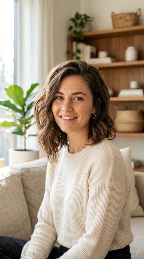 Asymmetrical Mid-Length Cut