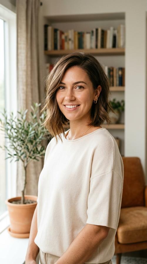 Asymmetrical Midi Bob