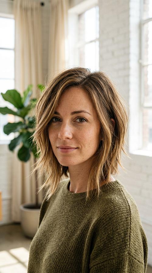 Asymmetrical Razored Mid-Length