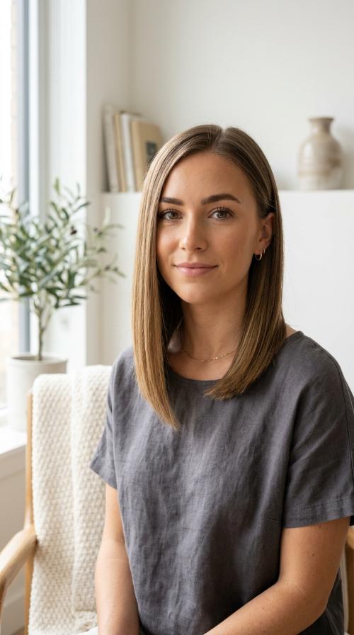Asymmetrical Straight Cut
