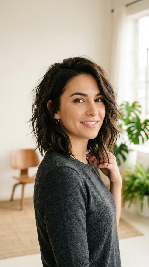Asymmetrical Textured Lob