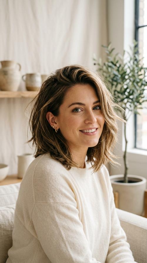 Asymmetrical Voluminous Bob