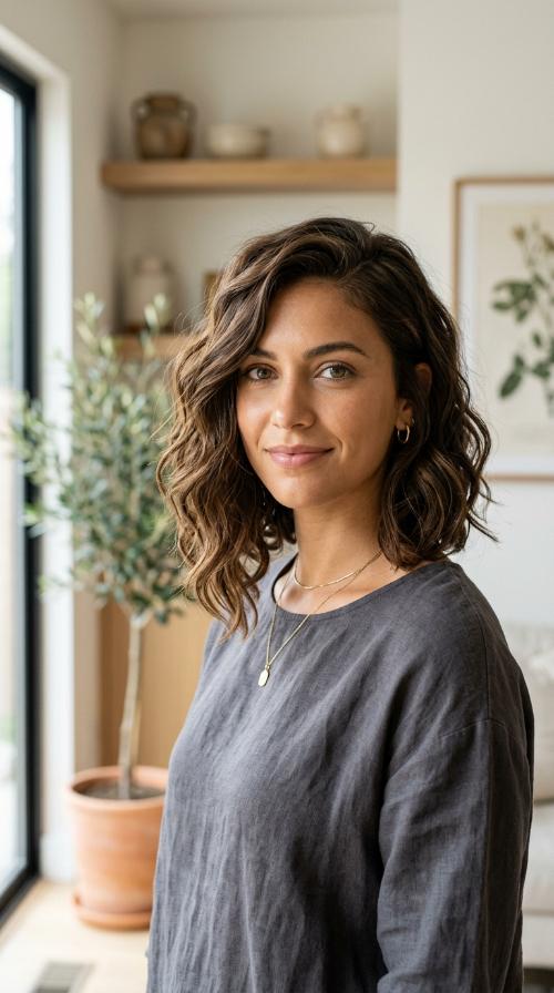 Asymmetrical Wavy Lob