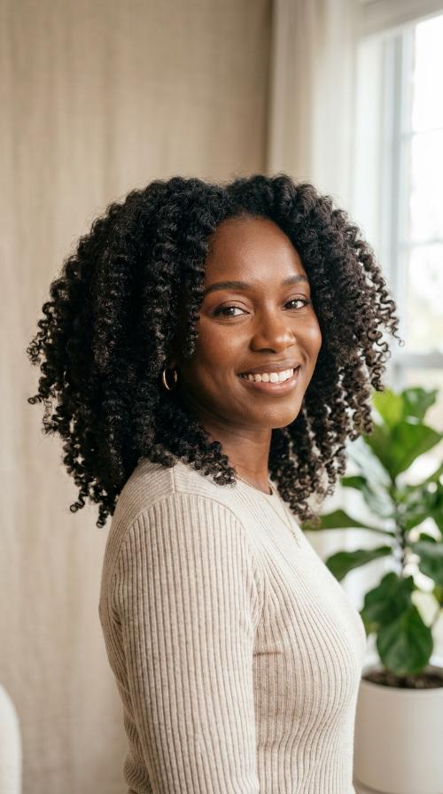 Bantu Knot Outs for Volume