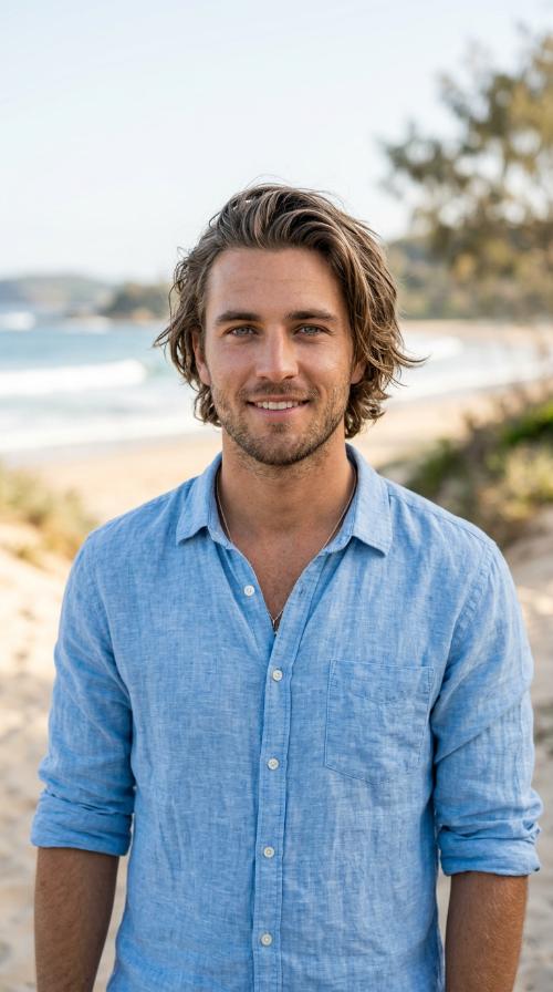 Beach-Inspired Salt Spray Look