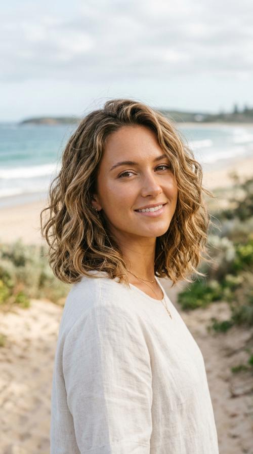 Beach-Inspired Texturized Waves